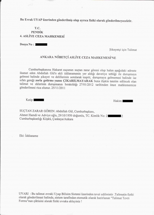 uludağ sözlük e cumhurbaşkanına hakaret ten dava