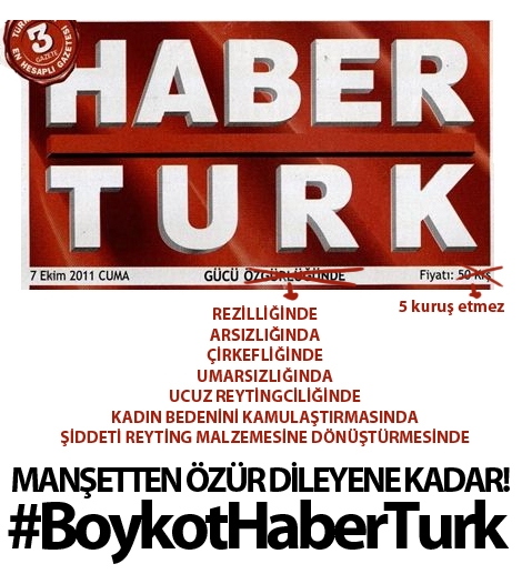 7 ekim 2011 habertürk manşeti