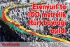 esenyurtta açılan 100 metrelik kürt bayrağı / #269344