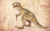 jurassic park filminin posterindeki dinozor